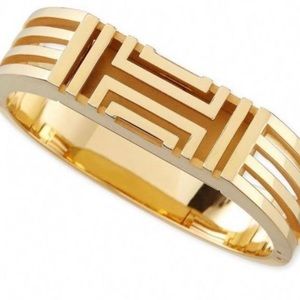 Tory Burch for Fitbit gold hinged bracelet